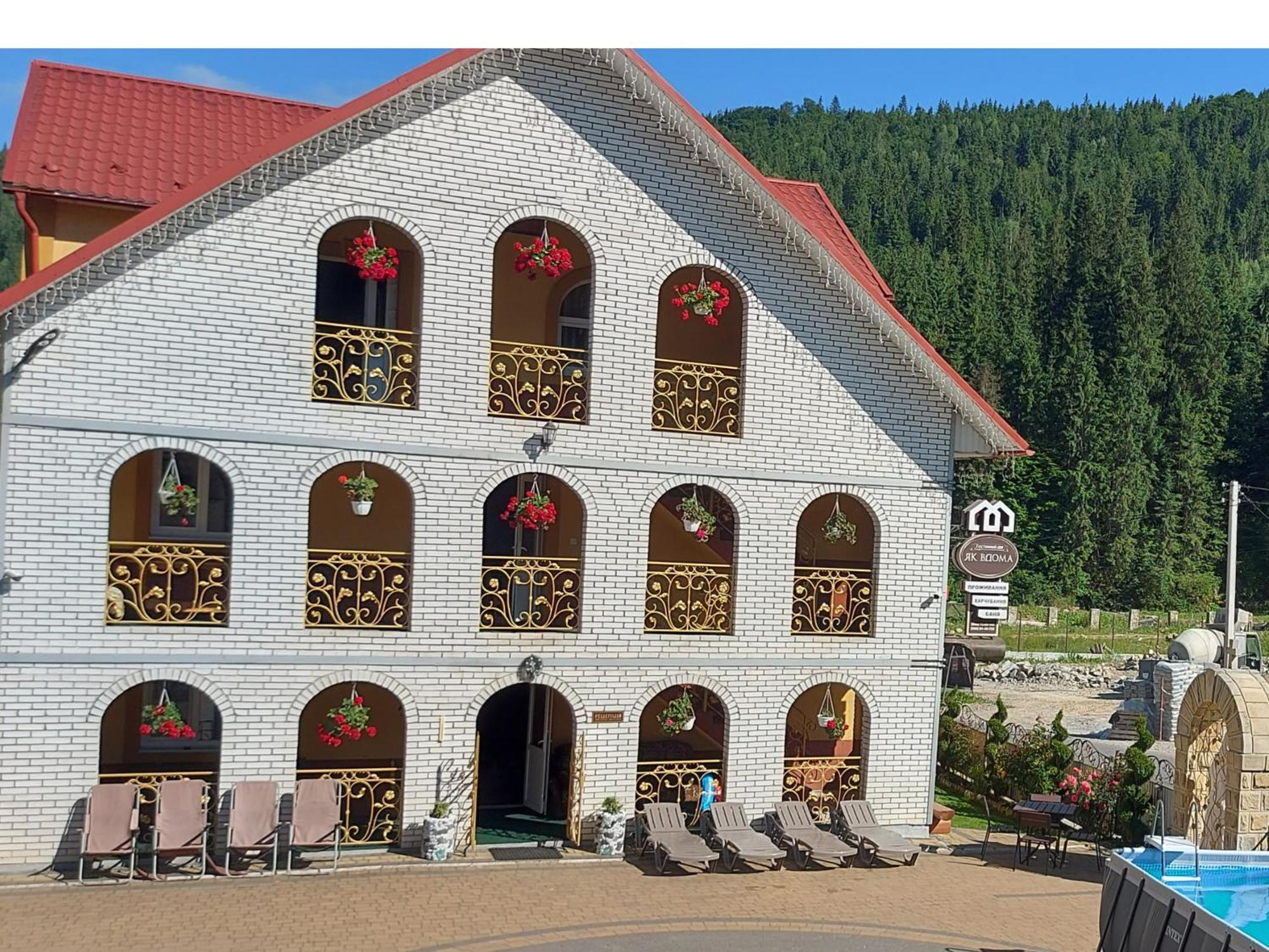 "Як Вдома" Буковель Hotel Buitenkant foto